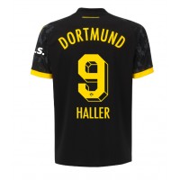 Borussia Dortmund Sebastien Haller #9 Bortatröja 2023-24 Korta ärmar